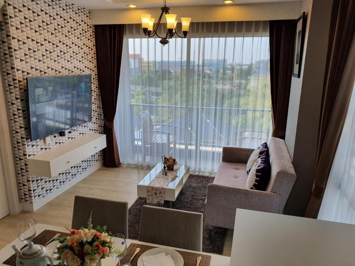 Execlusive Seaview 1 Bedroom Suite With Toproof Pool At The Patio Bangsaen Exteriör bild
